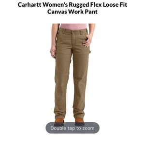 NWOT Carhart Rugged Flex Women’s Pants Size 6 Tall